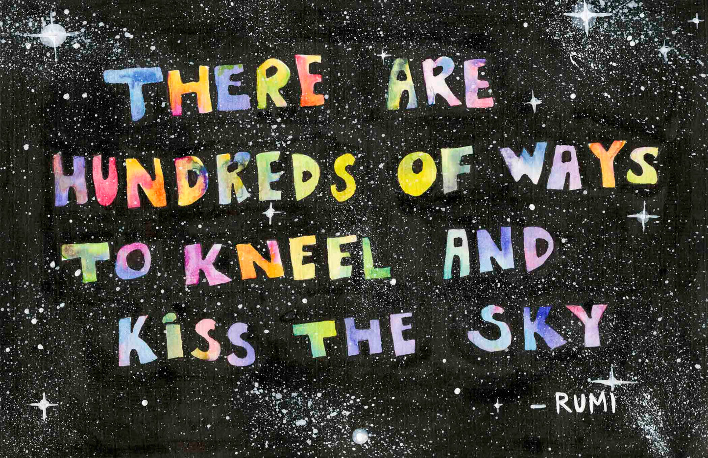 RUMI quote Art Print